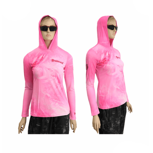 Camiseta de Pesca Sumax Bsw2414-Xs Rosa