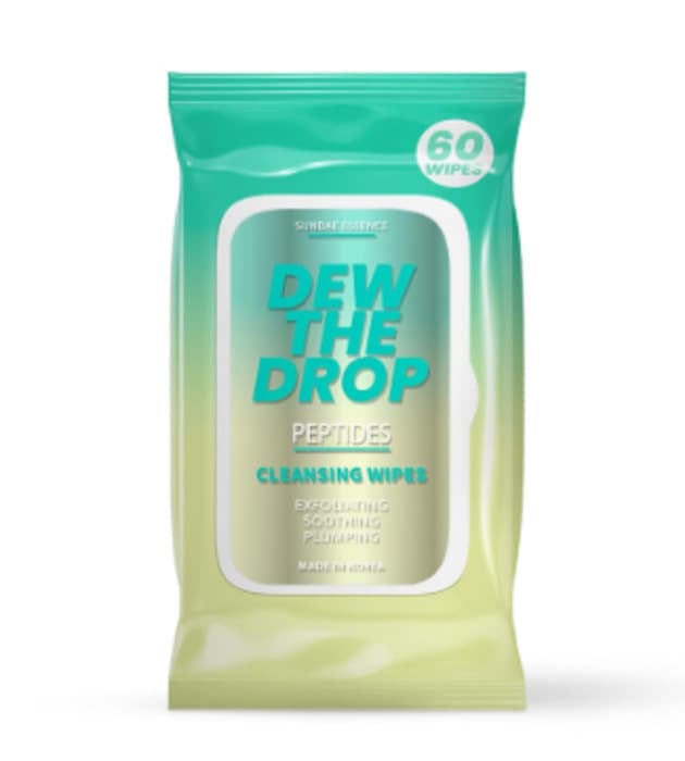 Lenços Sunday Essence Dew The Drop Peptides 60 Unidades