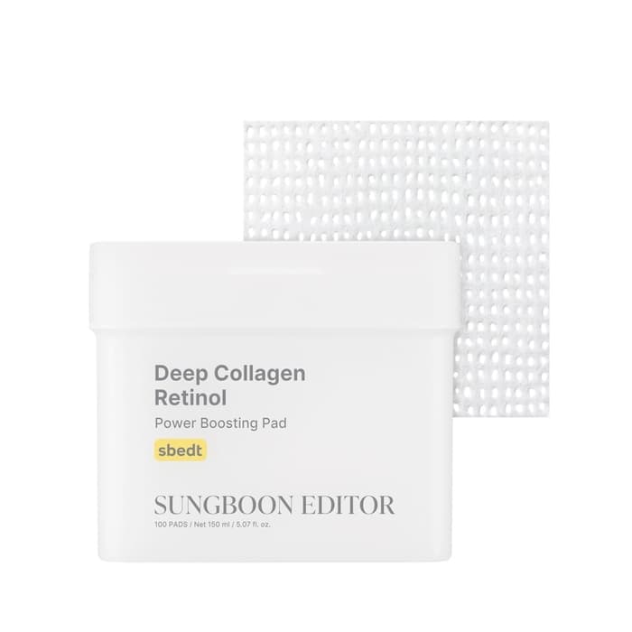 Sungboon Editor Deep Collagen Retinol Power Boosting 100 Pad 190ml