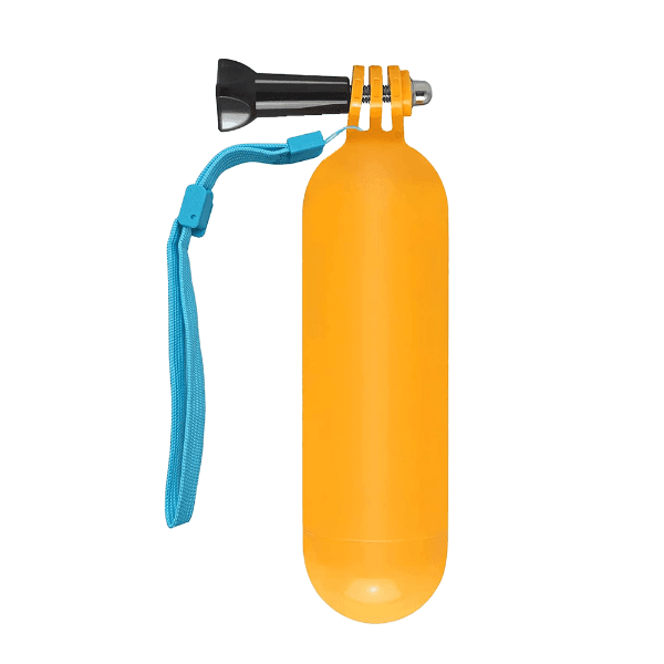 Suporte Boia Flutuador 4Life Versaflex Collection Floaty Blobber + Strap + Screw Fl16 para Câmera de Ação GoPro - Amarelo