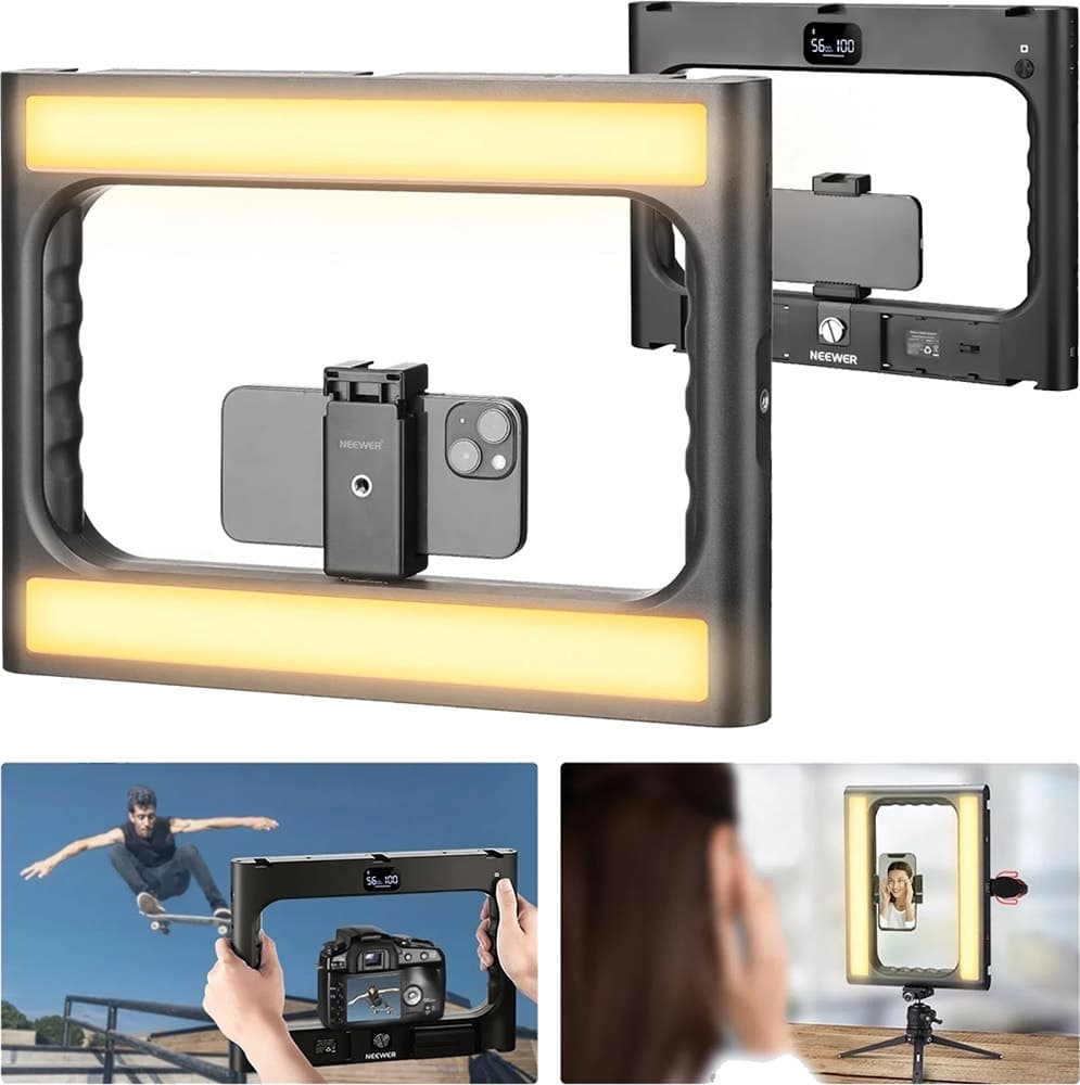 Kit de Iluminação LED Bi-Color Neewer Video Rig With A111 Ii