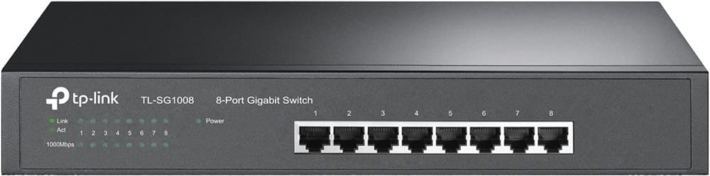 Switch TP-Link Tl-Sg1008 Gigabit de Mesa 8 Portas