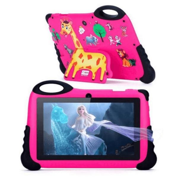 Tablet C Idea Cm78 Kids para Criança / 8GB + 256GB / Tela 7" / WiFi / Android 15 - Rosa