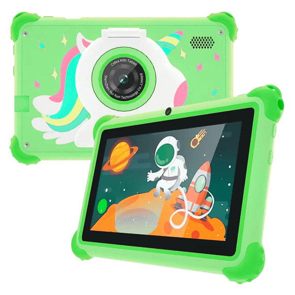 Tablet C Idea Cm88 Kids para Criança / 8GB + 256GB / Tela 7" / WiFi / Android 15 - Verde