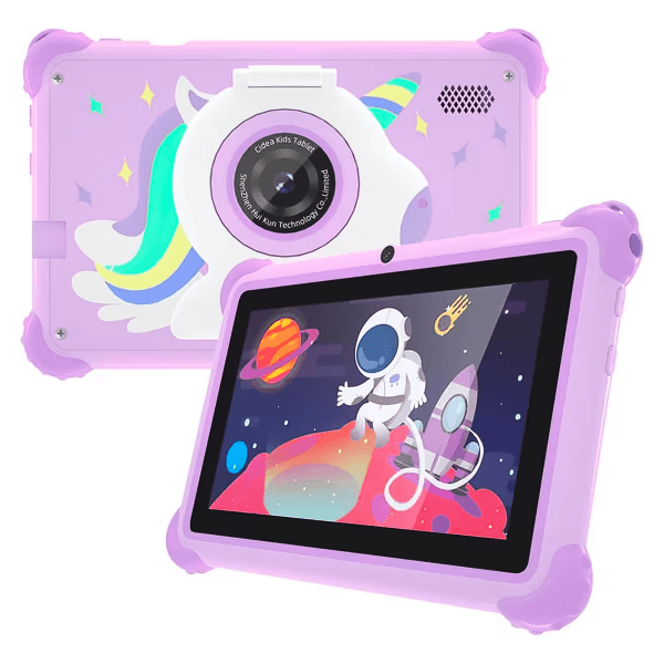 Tablet C Idea Cm88 Kids para Criança / 8GB + 256GB / Tela 7" / WiFi / Android 15 - Roxo