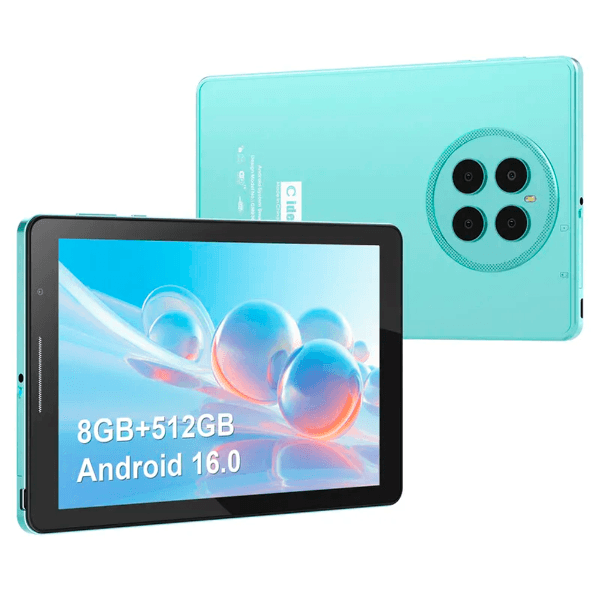 Tablet C Idea Cm936 8GB + 512GB 5G Tela 9" Bluetooth GPS Sim Card 5MP+8MP 8000mAh Android 16.0 Verde