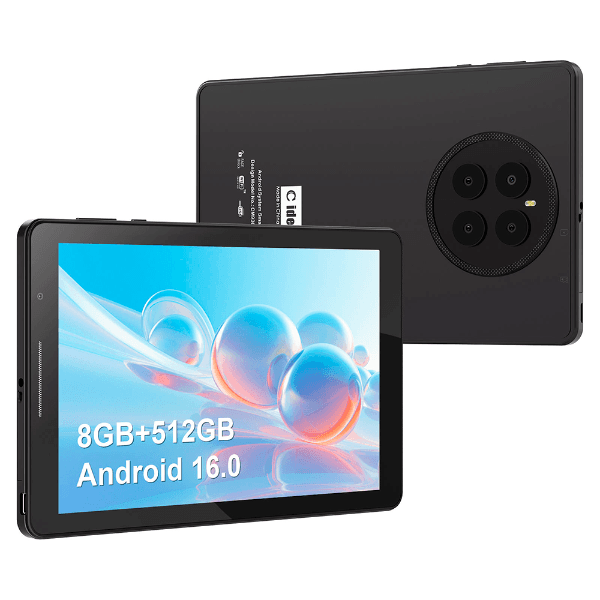 Tablet C Idea Cm936 8GB + 512GB 5G Tela 9" Bluetooth GPS Sim Card 5MP+8MP 8000mAh Android 16.0 Preto