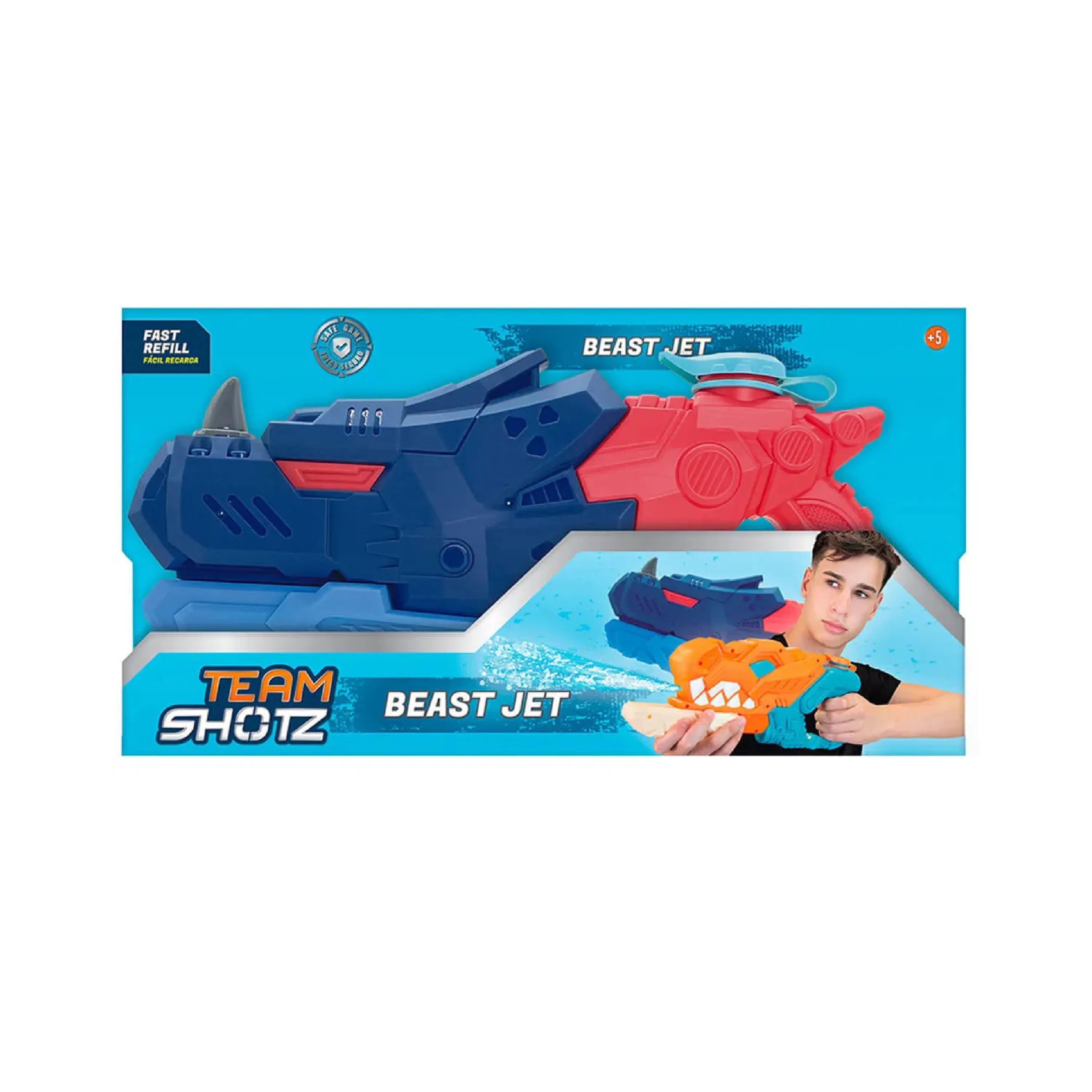 Pistola de Água Team Shotz Rino 36CM