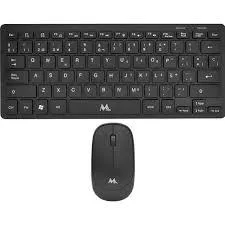 Kit Teclado e Mouse Sem Fio Mtek Km-5276B Mini Tkl USB