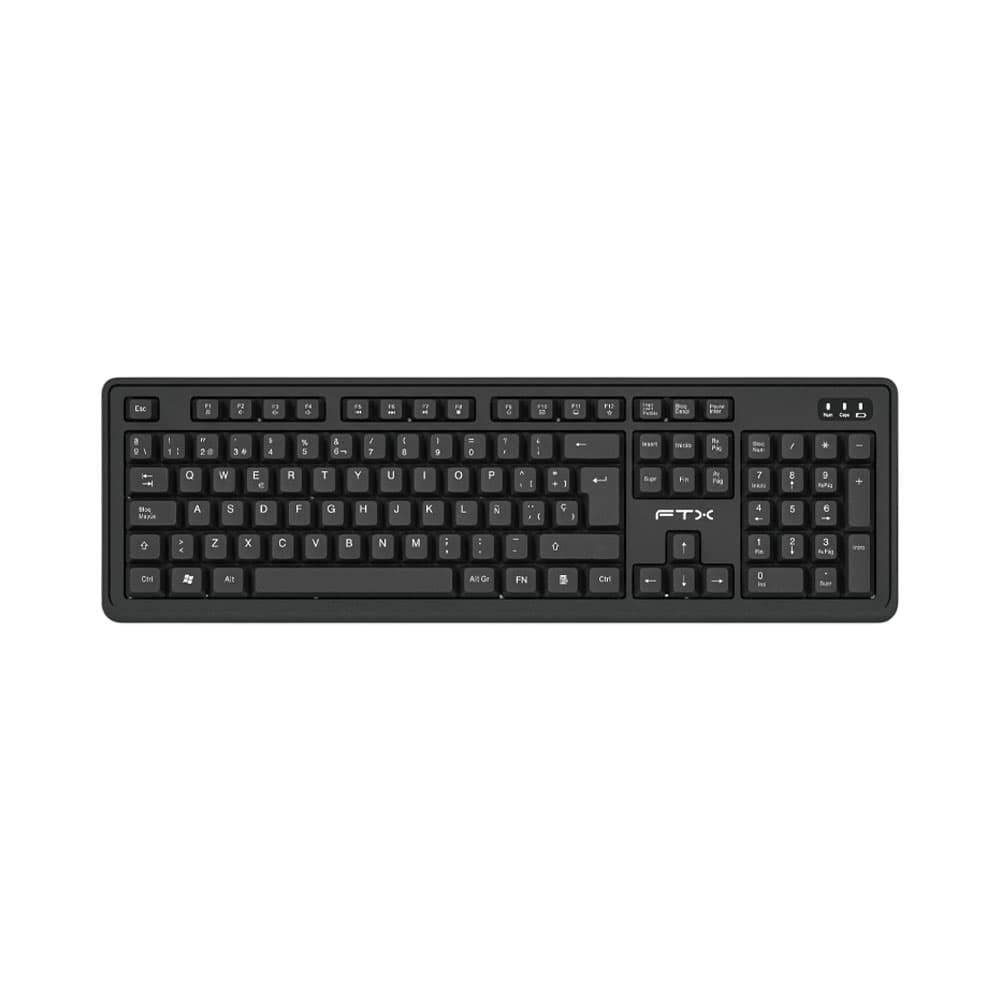 Teclado FTX KW46 Wireless / Espanhol - Preto