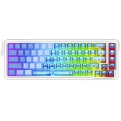 Teclado Gamer Magnético Redragon K709PLB-RGB-M Nova USB / RGB / Inglês - Branco / Azul