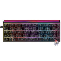 Teclado Gamer Mecânico Ajazz NK68 Nacodexx Mini USB / RED / Inglês - Preto (987007)