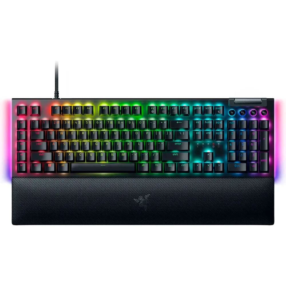 Teclado Gamer Mecânico Razer Blackwidow V4 Green Switch Us L