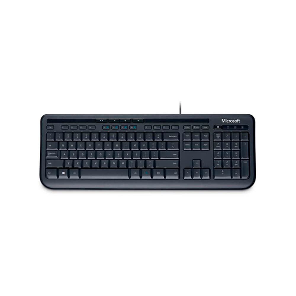 Teclado Microsoft 600 Abnt USB – Preto Anb-00005