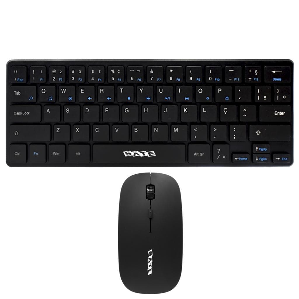Teclado USB Satellite AK731G com Mouse Sem Fio Português