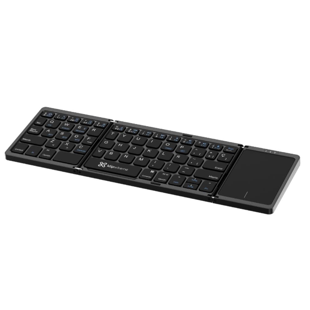 Teclado Wireless Klip Xtreme FlexPlit Kck-650S-Bk com Touchpad - Preto