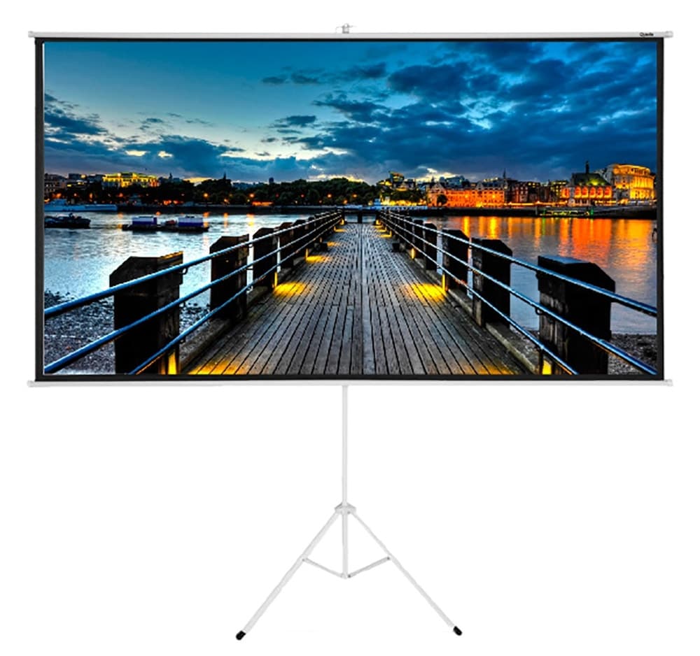 Tela de Projeção Quanta Qttlt72 Manual 72" 1:1 Branco