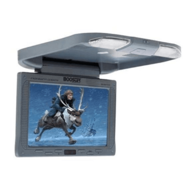 Tela de Teto Automotivo Booster Bm-9960TDVD 9" Monitor Giratório com Alto-falante USB Sd Fm Cinza