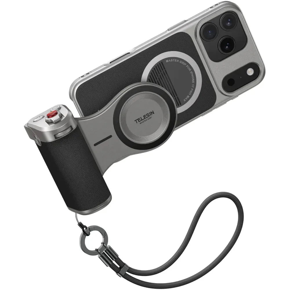 Action Cam Telesin Acc Master Grip P5-Mcs-11-Tip P/iphone 17 Pro Max