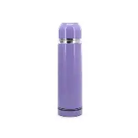 Garrafa Térmica Oval Lilás com Cinta Fashion