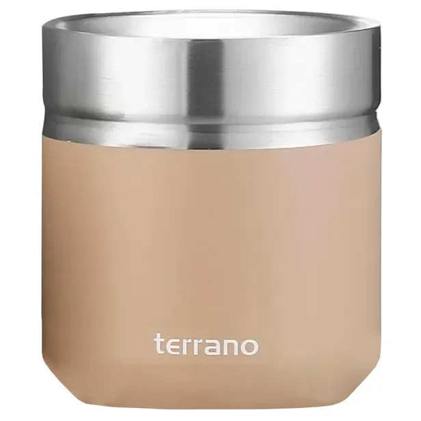 Garrafa Térmica Terrano Guampa Acero Doble Capa Folkie 180ml Arena