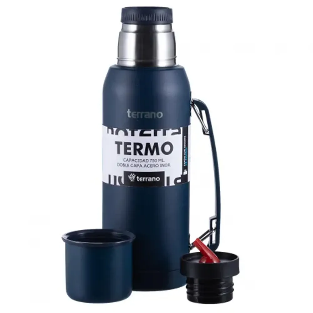 Garrafa Térmica Terrano Termo Premium Ac402021466 1L Blue Pertroleo