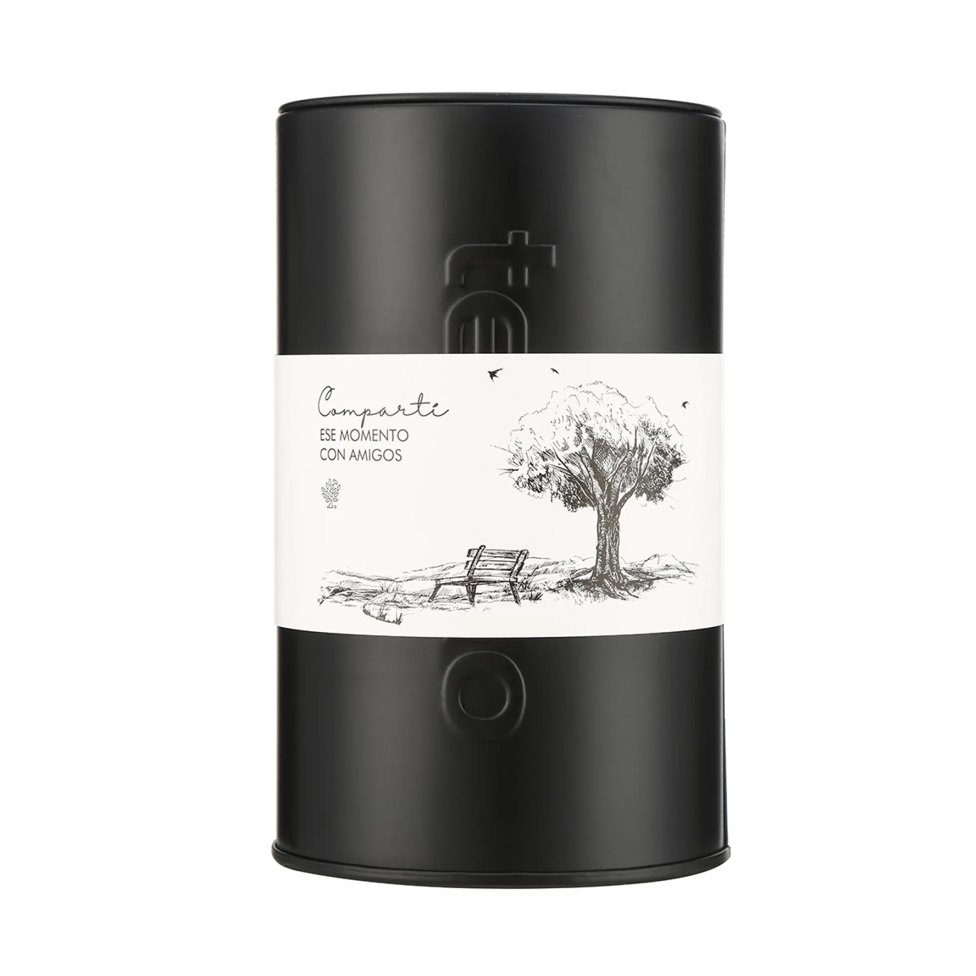 Recipiente para Yerba Mate Terrano 350GR Preto