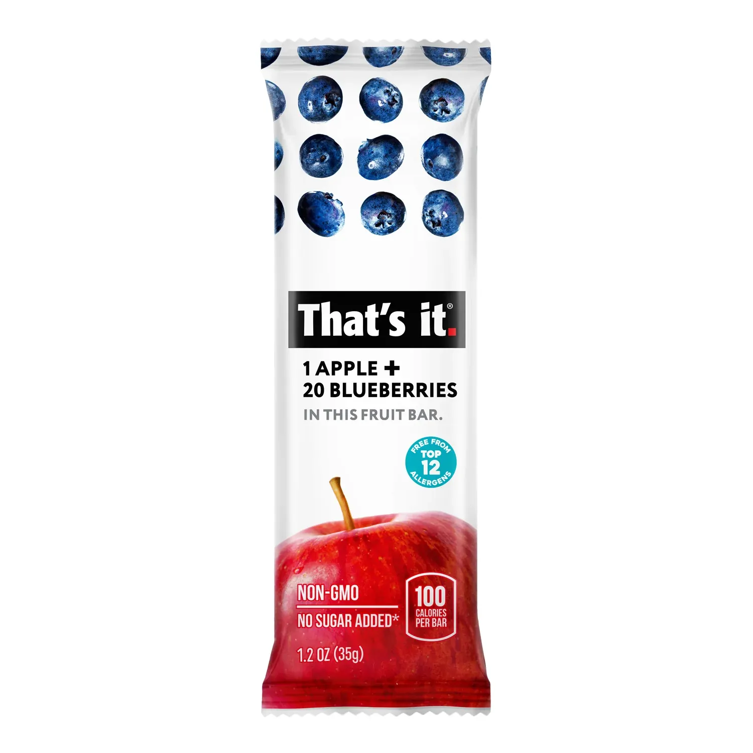Snack That's It Barra De Fruta Blueberry 20G