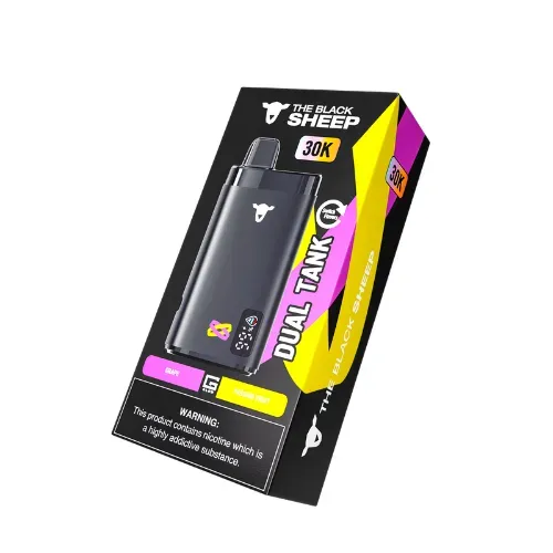 Vape Descartável The Black Sheep 30000PUFFS Uva/Maracujá