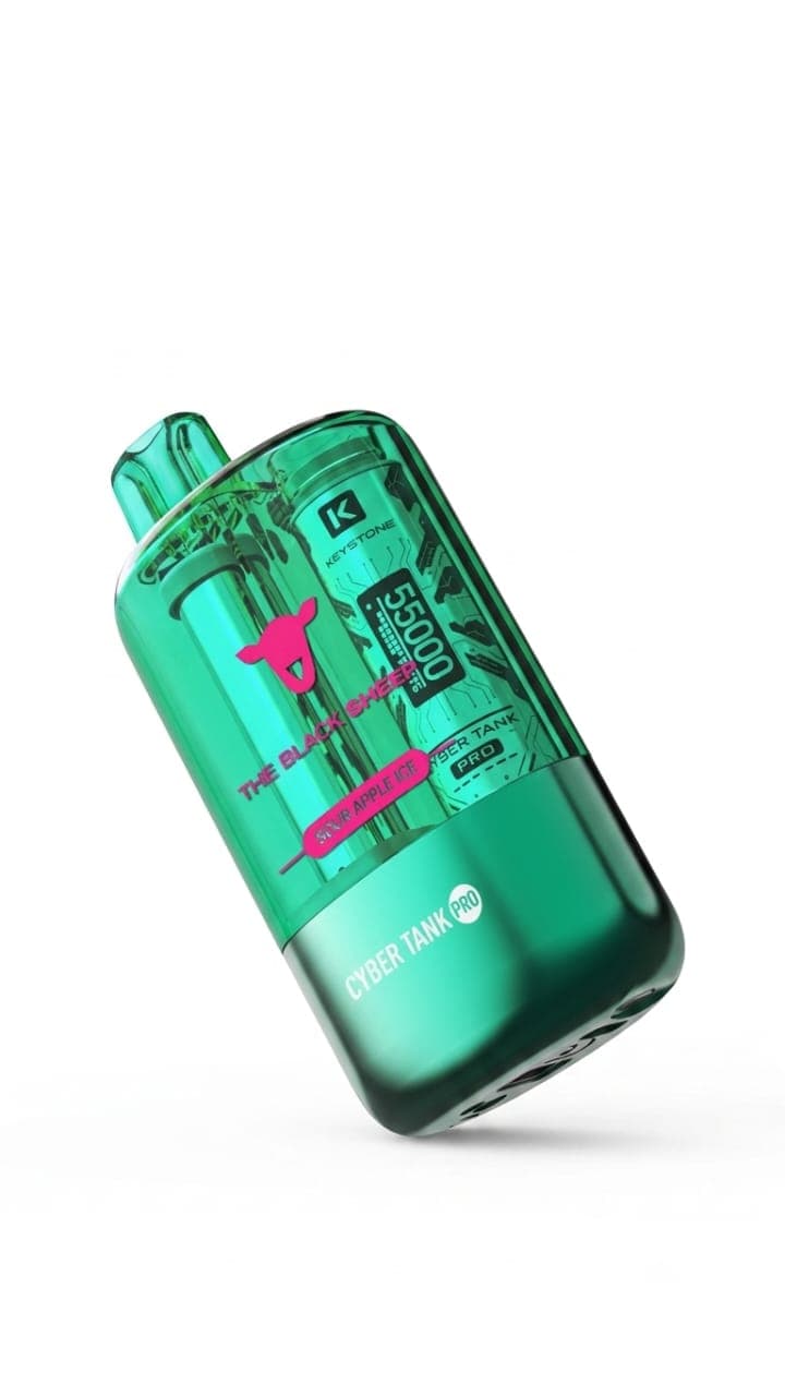 Vape Descartável The Black Sheep Ctp 55K Sour Apple Ice