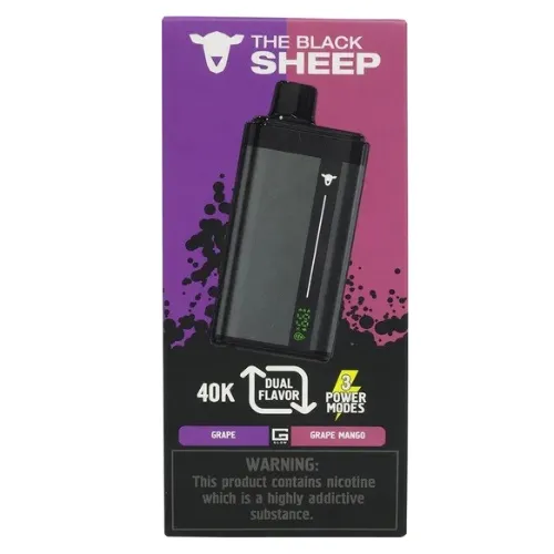 Vape Descartável The Black Sheep Switch 40K Uva/Uva Manga