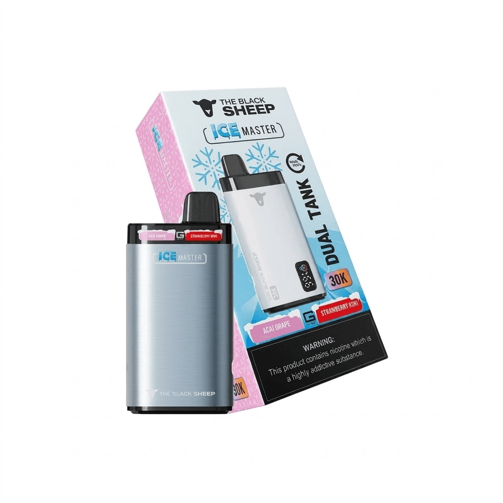Vape Descartável The Black Sheep Switch 40K Ice Master Acai Strawberry/acai Grape