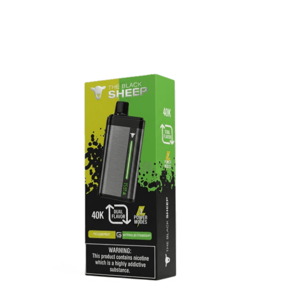 Vape Descartável The Black Sheep Switch 40K Maracujá/Melancia Morango