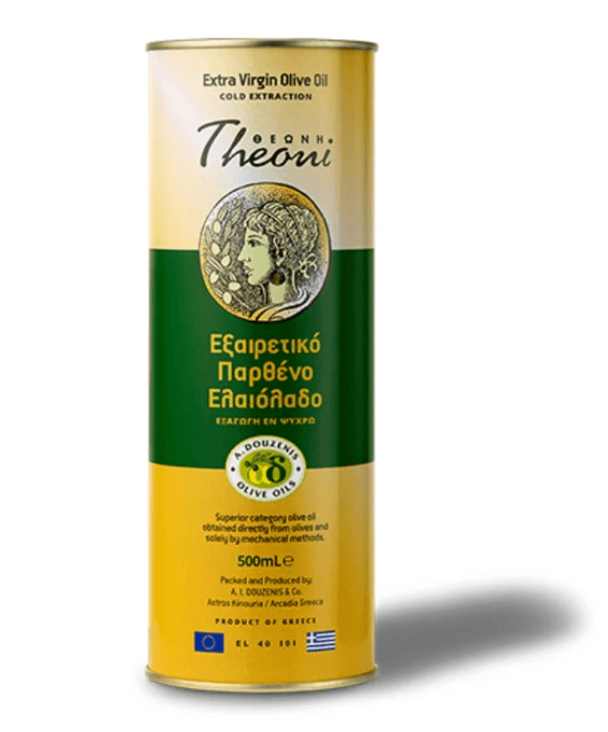 Azeite de Oliva Virgem Extra Theoni Em Lata 500ml