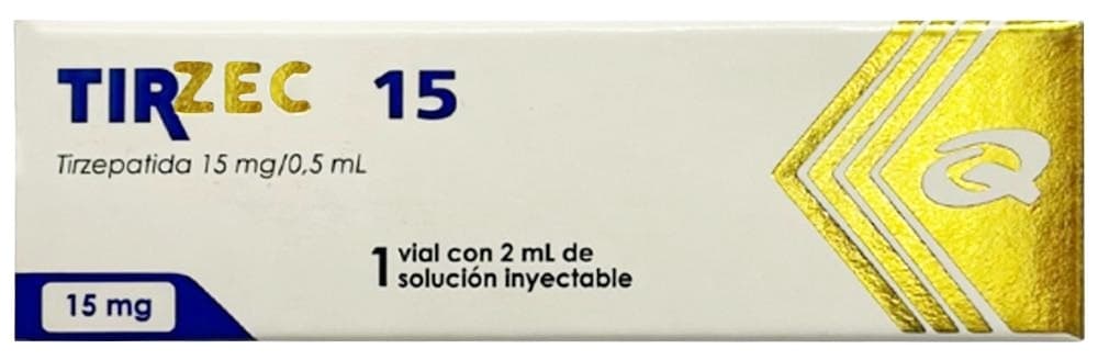 Tirzec Tirzepatida 15MG (2mL de 1 Unidade)