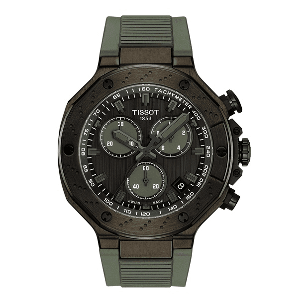 Relógio Tissot T-Race Cycling Chronograph Edição Especial Tour de France Verde/Preto