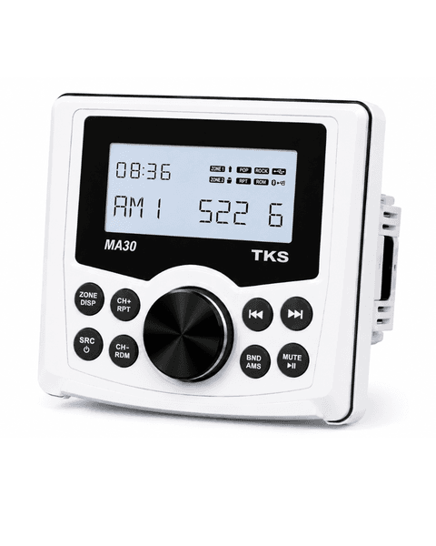 Áudio Marítimo Tks Ma30 com FM/USB/Bluetooth