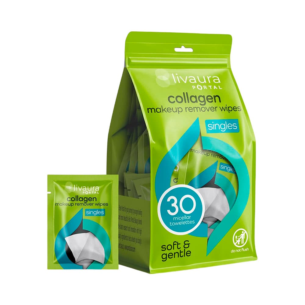 Lenço Demaquilante Skinassist Collagen 30 Unidades