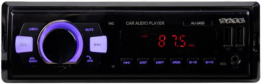 Toca Rádio Satellite Au-345B 20W Fm USB Aux Bluetooth