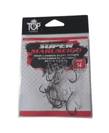 Anzol Top Fishing Encastrado T14/10 Peças Preto Níquel