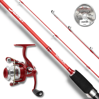 Kit Pesca Vara Power 4000 10-20LB 1.65M+Molinete 4000 Vermelho