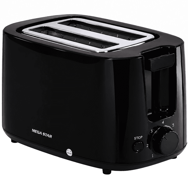 Torradeira Megastar Ts022 650W 2 Pães 220V Preto