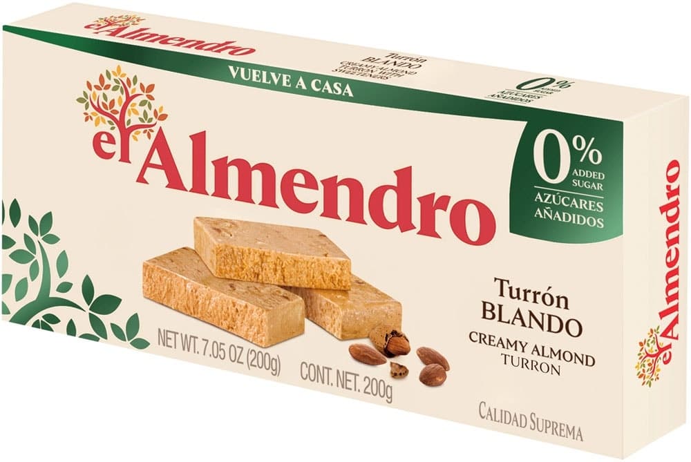 Torrão Macio Sem Açúcar El Almendro - 200G