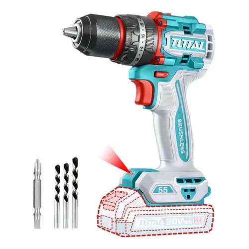 Total Taladro Atornillador Y Percutor TIDLI426982 42V 69NM 2B+CAR