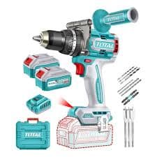 Total Taladro Atornillador Y Percutor TIDLI429982 42V 99NM 2B+CAR