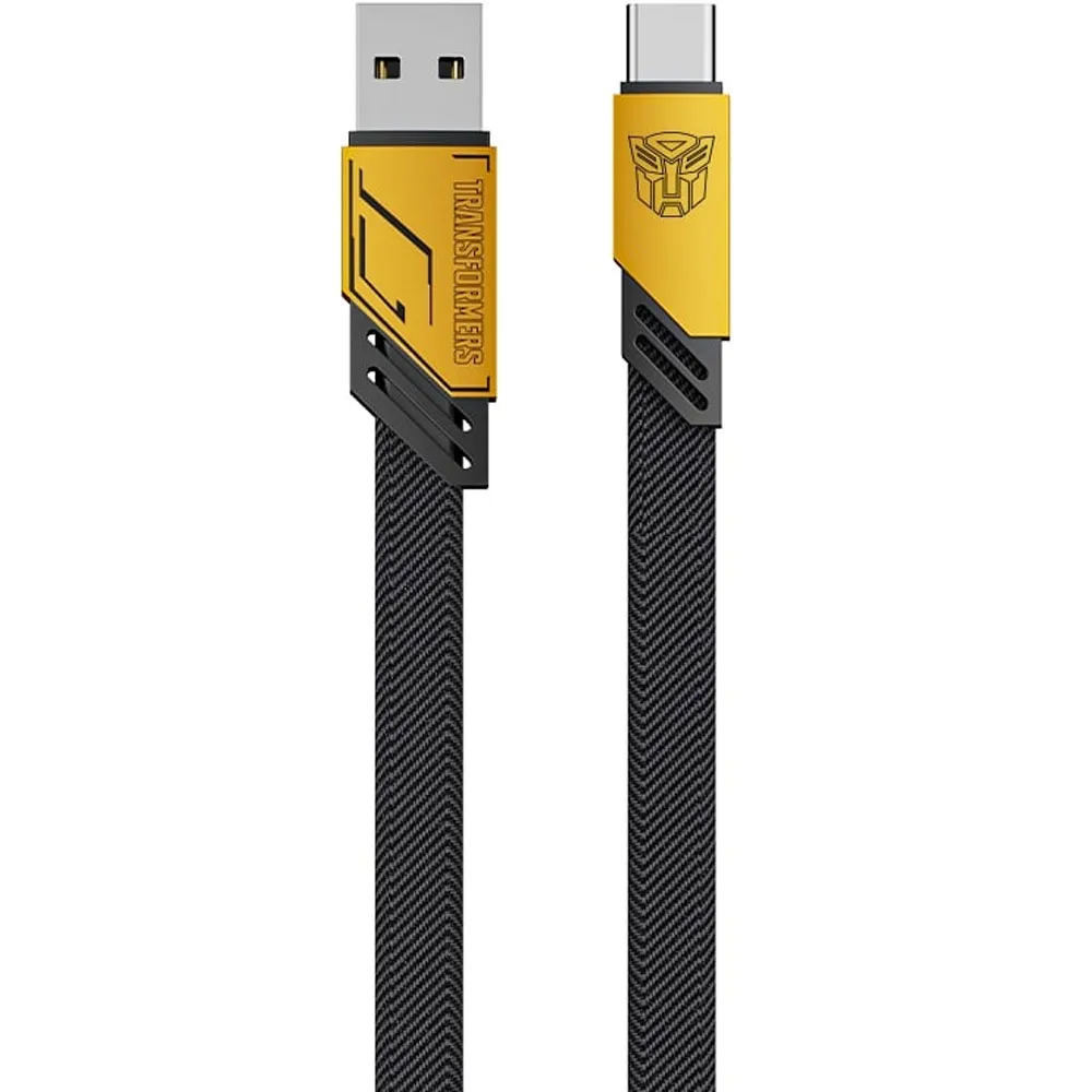 Cabo Transformers USB-A para USB-C Tf-A08 Amarelo