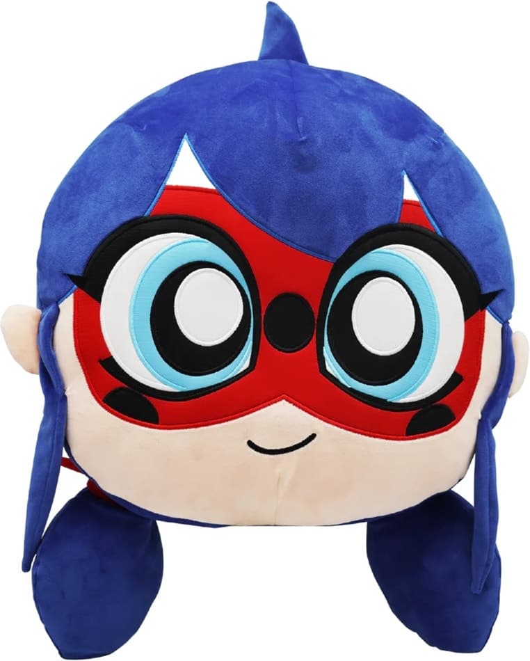 Travesseiro Infantil Miraculous Ladybug Zag Play Azul