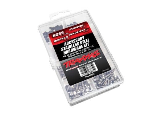 Kit de Ferragens Inoxidáveis Traxxas 6787X para Rustler/Slash 4X4