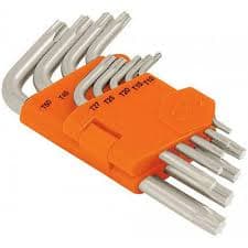 Jogo de Chaves Truper Tr15554 Torx Em "L" 9PCS