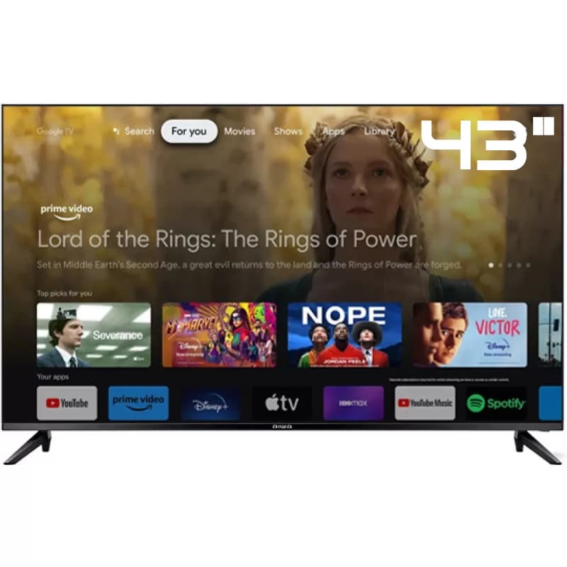 TV Smart Aiwa AW43B4SMFL 43" Full HD / LED - Preto